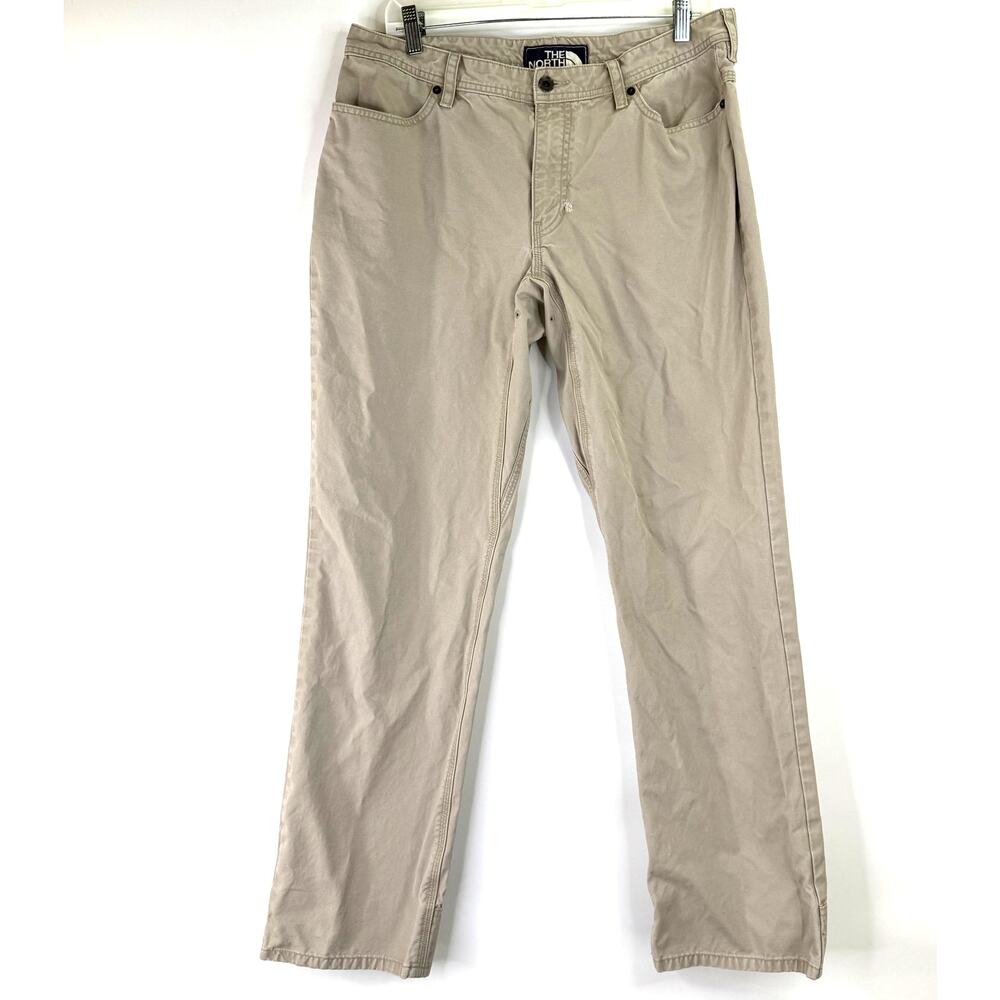The North Face Men's Taupe Straight Leg Hiking Pants Size 34
